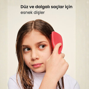 Tangle Teezer The Ultimate Detangler Mini Pink Punch Saç Fırçası - 3