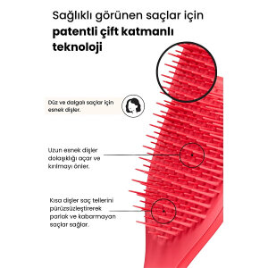 Tangle Teezer The Ultimate Detangler Mini Pink Punch Saç Fırçası - 7