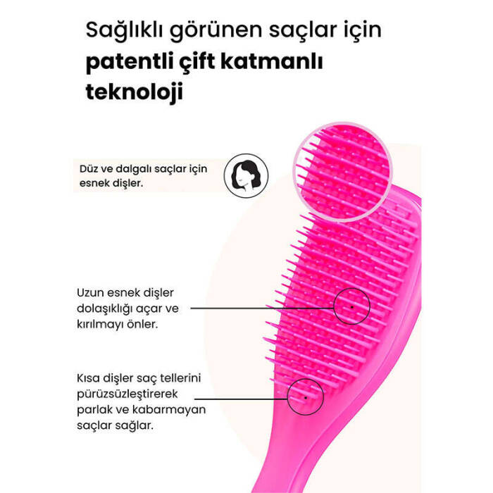 Tangle Teezer The Ultimate Detangler Runway Pink Saç Fırçası - 3
