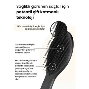 Tangle Teezer The Ultimate Styler Black Saç Fırçası - 6