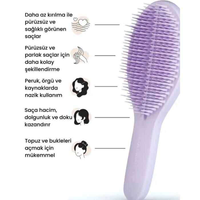 Tangle Teezer The Ultimate Styler Dry Lilac Cloud Saç Fırçası - 6