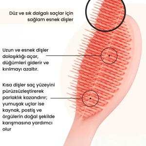 Tangle Teezer The Ultimate Styler Peach Glow Saç Fırçası - 5