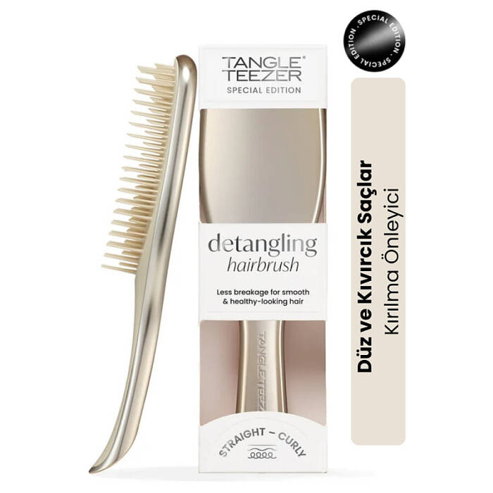 Tangle Teezer Ultimate Detangler - Chrome - Champagne Gold Saç Fırçası - 1
