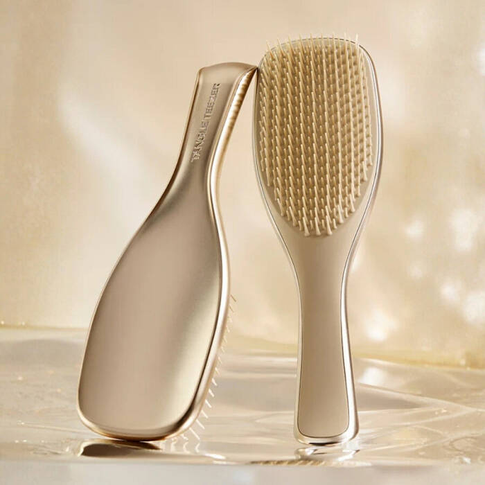 Tangle Teezer Ultimate Detangler - Chrome - Champagne Gold Saç Fırçası - 10