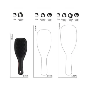 Tangle Teezer Ultimate Detangler Mini Black Saç Fırçası - 4