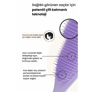 Tangle Teezer Wet Hair Naturally Curly Lilac Saç Fırçası - 5