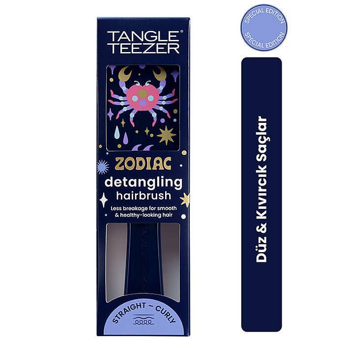 Tangle Teezer Zodiac The Ultimate Detangler Cancer Saç Açıcı Tarak (Düz ve Kıvırcık Saçlar) - Yengeç Burcu - 4