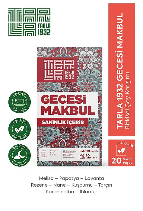 Tarla 1932 Gecesi Makbul 20 Süzen Poşet - 1