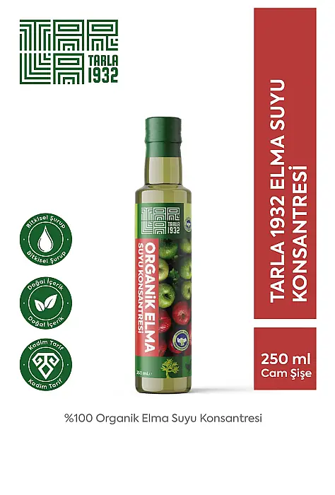 Tarla 1932 Organik Elma Suyu Konsantresi 250 ml - 1