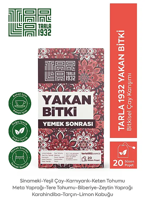 Tarla 1932 Yakan Bitki 20 Süzen Poşet - 1