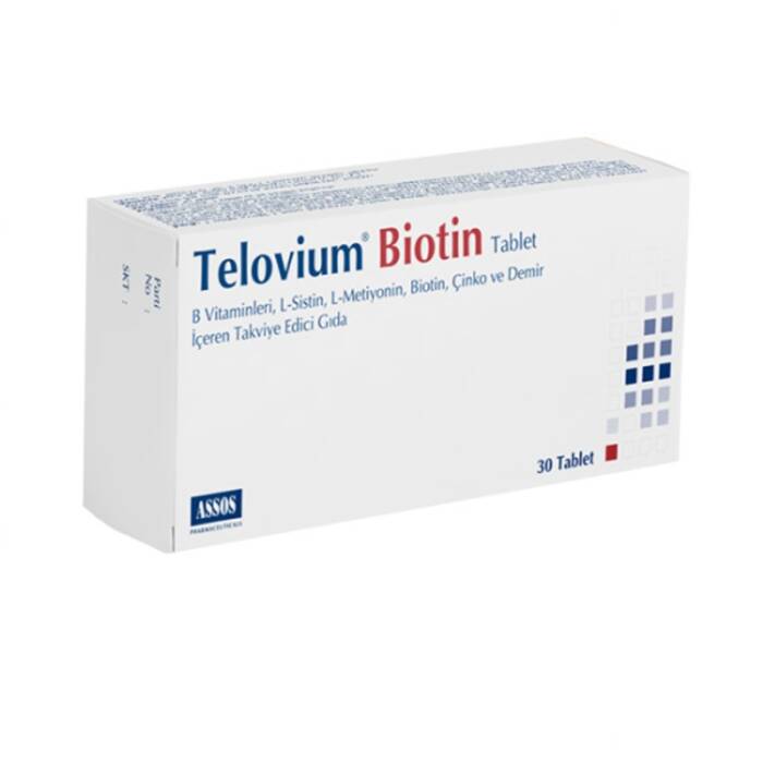 Telovium Biotin 30 Tablet - 1
