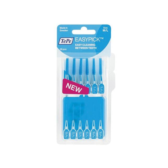 TePe Easypick M-L Kürdan Mavi 36 Adet - 1