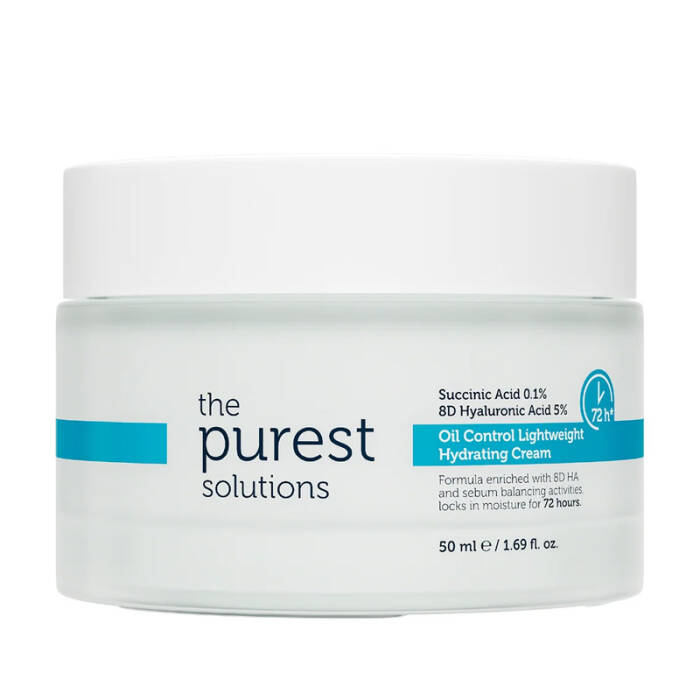 The Purest Solutions 72 Saat Etkili Sebum Dengeleyici Günlük Nemlendirici Krem 50 ml - 1
