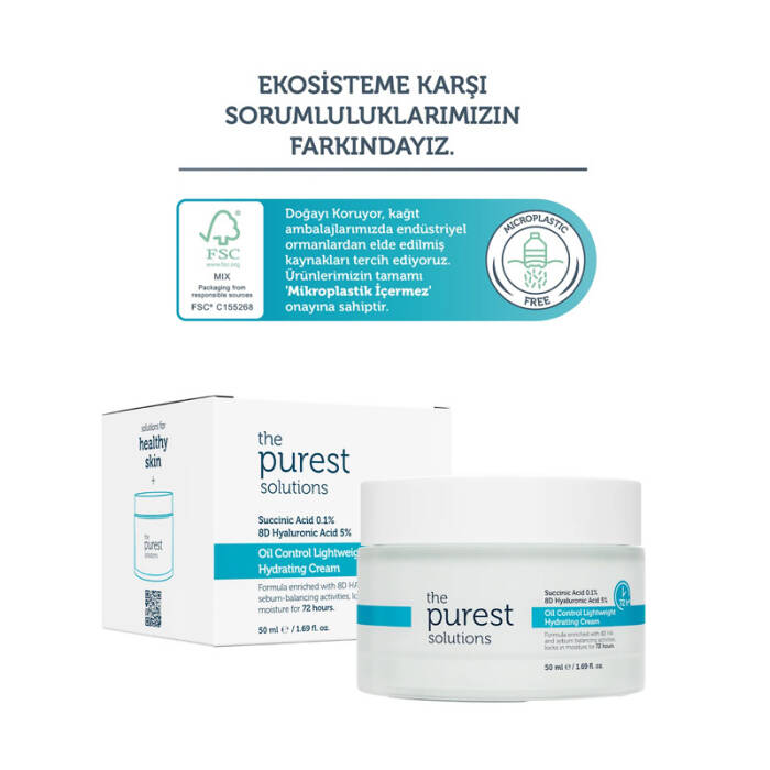The Purest Solutions 72 Saat Etkili Sebum Dengeleyici Günlük Nemlendirici Krem 50 ml - 4