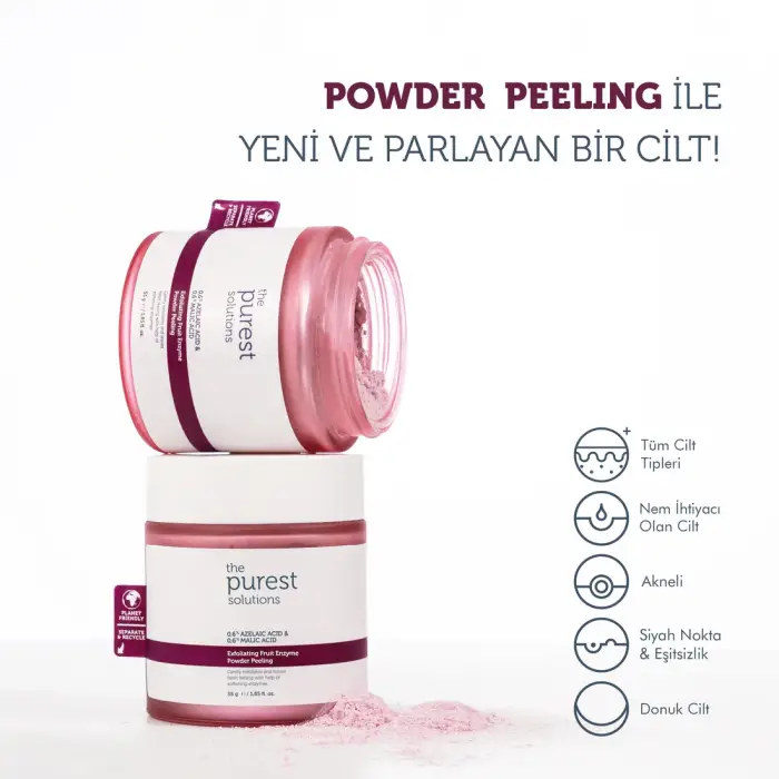 The Purest Solutions Arındırıcı ve Aydınlatıcı Enzim Kırmızı Toz Peeling 55 gr - 2