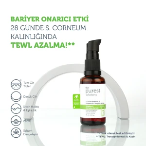 The Purest Solutions Bariyer Güçlendirici ve Yatıştırıcı B Vitamini Cilt Bakım Serumu 30 ml - 2