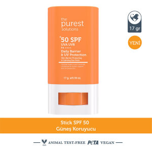 The Purest Solutions Bariyer Onarıcı ve Yatıştırıcı, Yüksek Güneş Koruyucu Stick SPF 50 17 g - 2