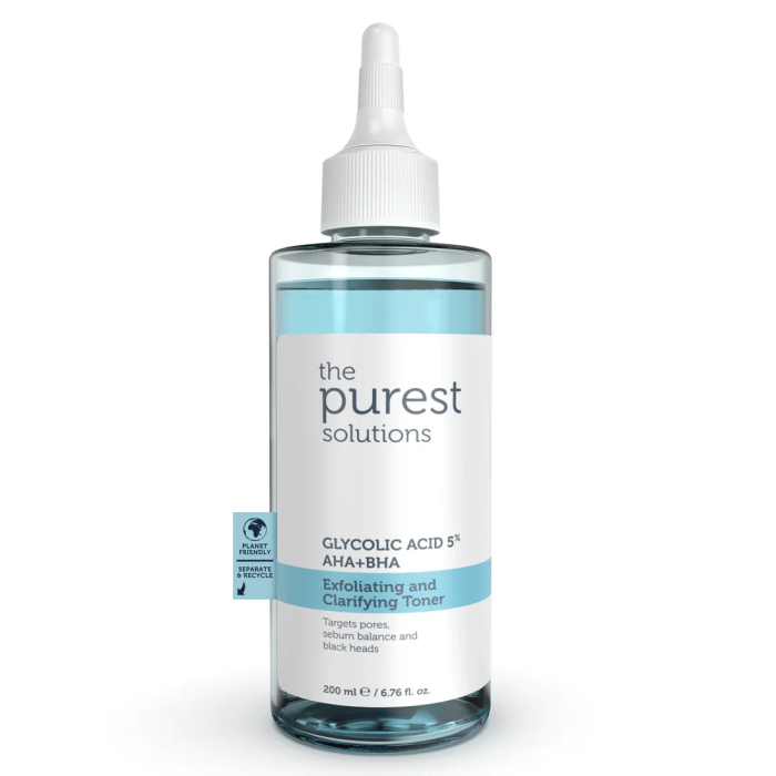 The Purest Solutions Canlandırıcı ve Gözenek Sıkılaştırıcı Glikolik Asit Mavi Tonik 200 ml - 1