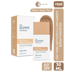 The Purest Solutions Cilt Tonu Eşitleyici & Leke Karşıtı Serum Fondöten SPF 50+ 30 ml – Orta/Koyu Ton - 2