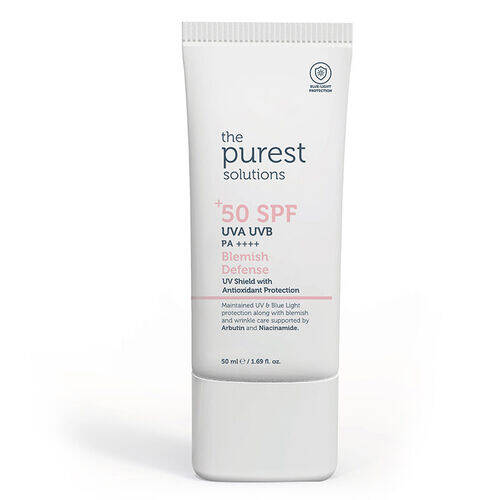 The Purest Solutions Cilt Tonu Eşitleyici ve Leke Karşıtı Blemish Defense Renkli Güneş Koruyucu Krem SPF 50 50 ml - 1