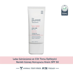 The Purest Solutions Cilt Tonu Eşitleyici ve Leke Karşıtı Blemish Defense Renkli Güneş Koruyucu Krem SPF 50 50 ml - 2