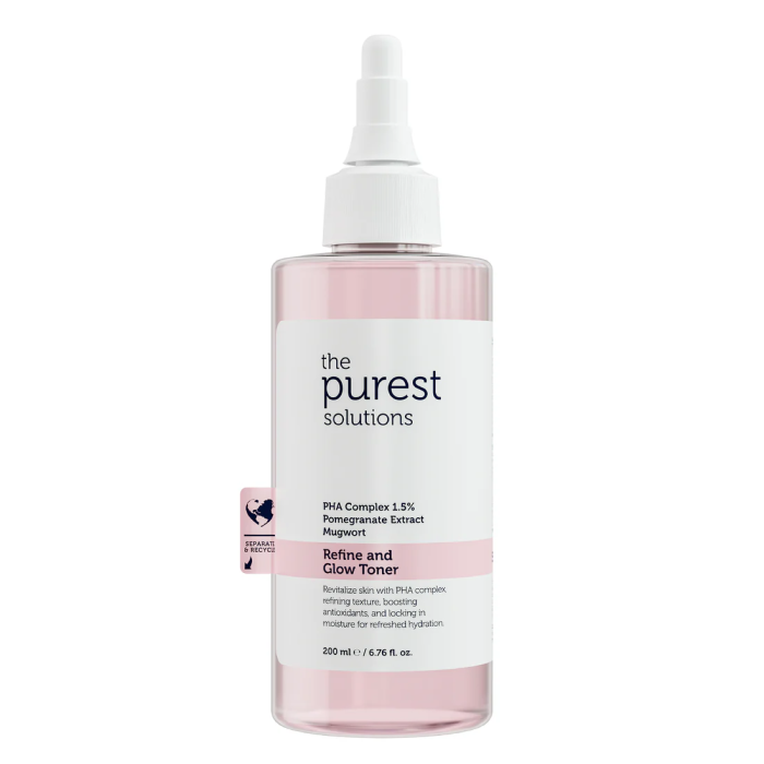 The Purest Solutions Hassas Ciltler İçin Arındırıcı ve Aydınlatıcı PHA Pembe Tonik 200 ml - 1