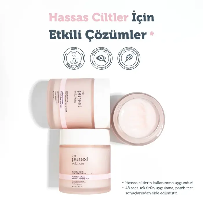 The Purest Solutions Hassas ve Kuru Ciltler İçin Nem ve Antioksidan İçerikli Temizleyici Balm 85 gr - 3