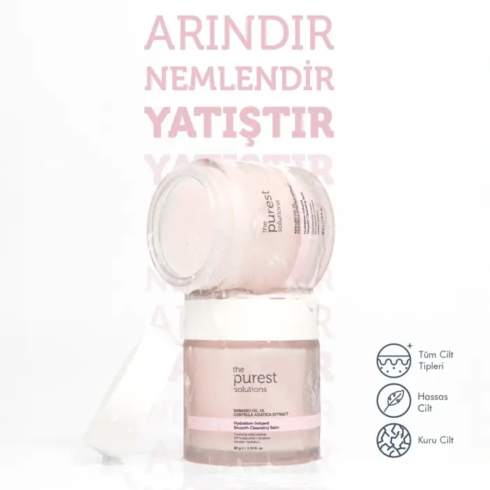 The Purest Solutions Hassas ve Kuru Ciltler İçin Nem ve Antioksidan İçerikli Temizleyici Balm 85 gr - 5