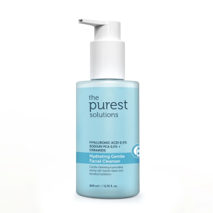 The Purest Solutions Kuru ve Karma Ciltler İçin Nemlendirici ve Bariyer Onarıcı Hyalüronik Asit Yüz Temizleme Jeli 200 ml - The Purest Solutions 