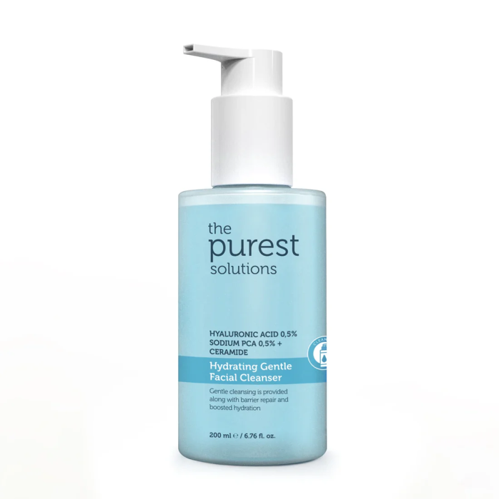 The Purest Solutions Kuru ve Karma Ciltler İçin Nemlendirici ve Bariyer Onarıcı Hyalüronik Asit Yüz Temizleme Jeli 200 ml - 1