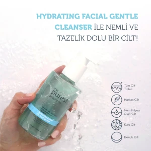 The Purest Solutions Kuru ve Karma Ciltler İçin Nemlendirici ve Bariyer Onarıcı Hyalüronik Asit Yüz Temizleme Jeli 200 ml - 3