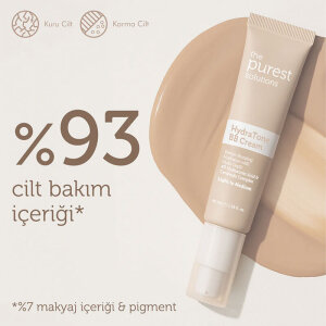 The Purest Solutions Kuru ve Karma Ciltler İçin Yoğun Nemlendirici BB Krem SPF 50+ 40 ml – Açık/Orta Ton - 5