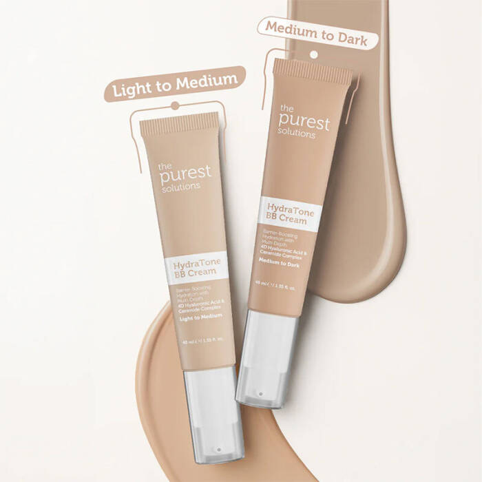 The Purest Solutions Kuru ve Karma Ciltler İçin Yoğun Nemlendirici BB Krem SPF 50+ 40 ml – Açık/Orta Ton - 4
