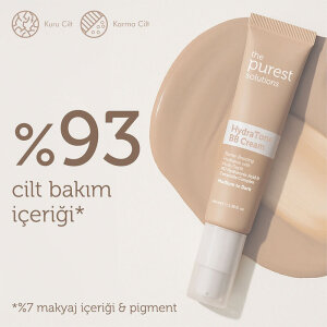 The Purest Solutions Kuru ve Karma Ciltler İçin Yoğun Nemlendirici BB Krem SPF 50+ 40 ml – Orta/Koyu Ton - 4