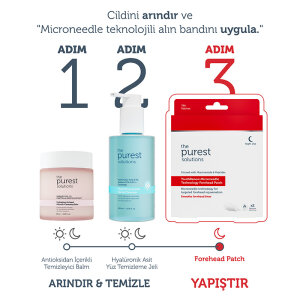The Purest Solutions Microneedle Teknolojili Sıkılaştırıcı & İnce Çizgi Karşıtı Alın Bölgesi Bandı / Patch - 6