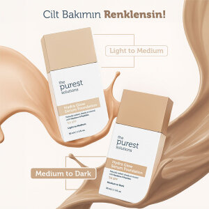 The Purest Solutions Nemlendirici & Canlandırıcı Serum Fondöten SPF 50+ 30 ml – Orta/Koyu Ton - 8