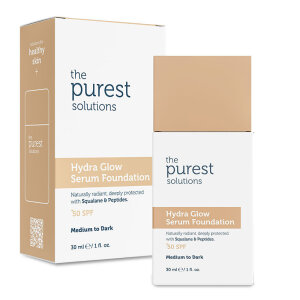 The Purest Solutions Nemlendirici & Canlandırıcı Serum Fondöten SPF 50+ 30 ml – Orta/Koyu Ton - The Purest Solutions