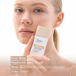 The Purest Solutions Sebum Dengeleyici & Matlaştırıcı Serum Fondöten SPF 50+ 30 ml – Açık/Orta Ton - 4