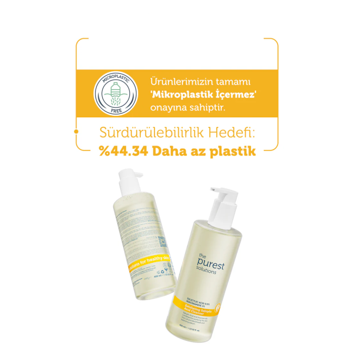 The Purest Solutions Sivilce ve Siyah Nokta Karşıtı Yağlı Ve Karma Ciltler İçin Salisilik Asit Arındırıcı Temizleme Jeli 400 ml - 4