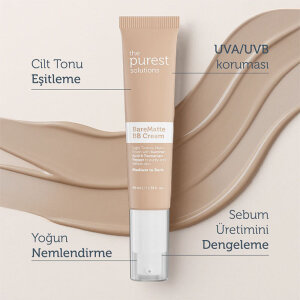 The Purest Solutions Yağlı ve Karma Ciltler İçin Matlaştırıcı BB Krem SPF 50+ 40 ml – Orta/Koyu Ton - 3
