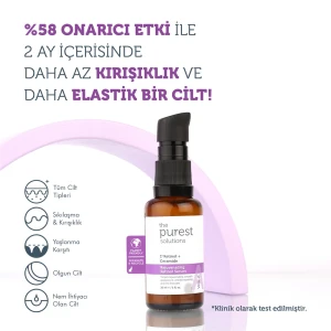 The Purest Solutions Yaşlanma Karşıtı ve Kırışıklık Giderici, Onarıcı Retinol Gece Serumu 30 ml - 4