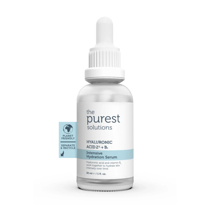 The Purest Solutions Yoğun Nemlendirme ve Dolgun Görünüm Etkili Yenileyici Hyalüronik Asit Cilt Bakım Serumu 30 ml - 1
