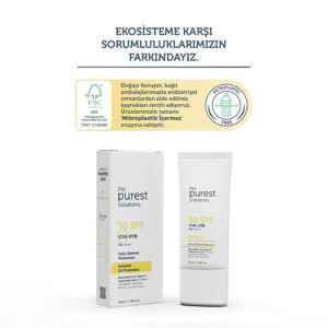 The Purest Solutions Yüksek Koruma ve Nemlendirici Etkili Invisible Güneş Koruyucu Krem SPF 50 50 ml - 3