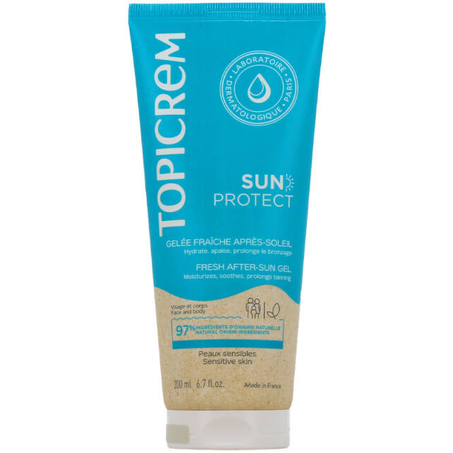 Topicrem Sun Protect Fresh After-Sun Gel Güneş Sonrası Nemlendirici Jel 200 ml - 1
