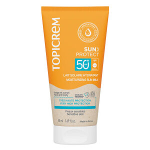 Topicrem Sun Protect Moisturizing Sun Milk SPF 50+ Güneş Koruyucu 50 ml - Topicrem