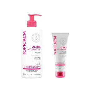 Topicrem Ultra Nemlendirici Vücut Sütü 500 ml + Shower Gel 75 ml Hediyeli - Topicrem