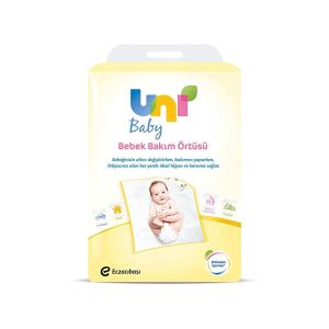 Uni Baby Bebek Bakım Örtüsü 60x60 cm 10 Adet - Uni Baby