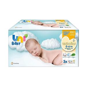 Uni Baby Yenidoğan 0-6 Ay Islak Mendil 3 x 40 adet - Uni Baby