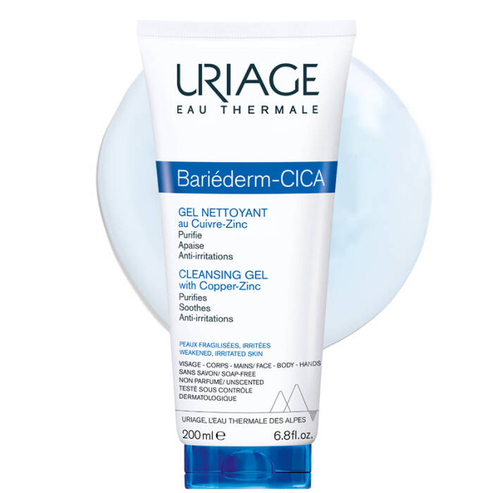 Uriage Bariederm-Cica Cleansing Gel with Copper-Zinc 200 ml - 2