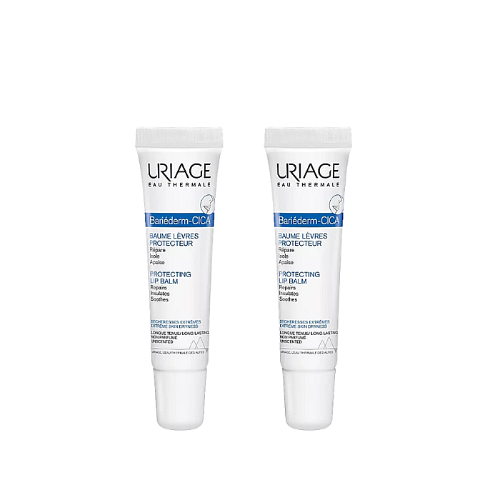 Uriage Bariederm Cica-Lips Protecting Balm 2 x 15 ml - 1